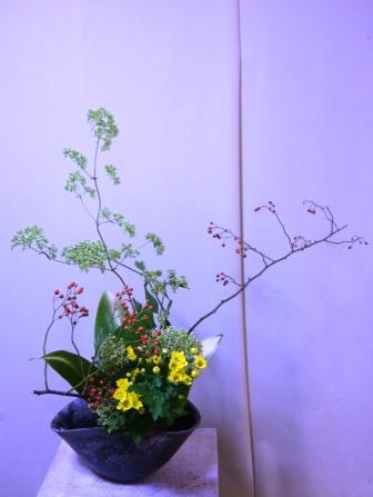 秋の野に