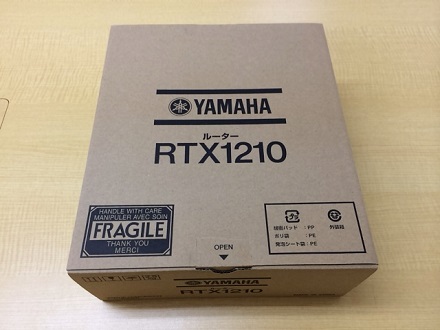 YAMAHA RTX1210の設置 | ネオくん日誌
