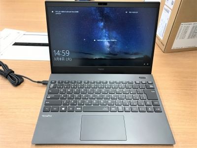 NEC(エヌイーシー) VersaPro J UltraLite VJT16/G-9を設置しました