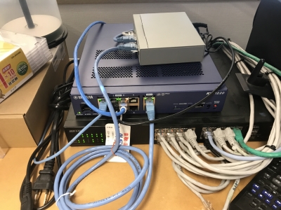 YAMAHA(ヤマハ) ルーター RTX1220を設置しました。 | ネオくん日誌 YAMAHA(ヤマハ) ルーター RTX1220を設置しました。 | ネオくん日誌