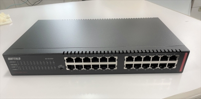 BUFFALO BS-GU2024 Gigaスイッチ 24ポート BUFFALO(バッファロー) HUB BS-GU2024を設置しました。 | ネオくん日誌