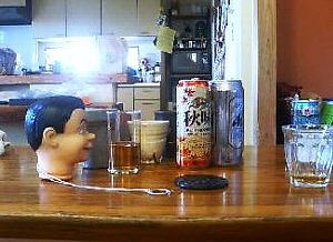 あぁ、生首・・。