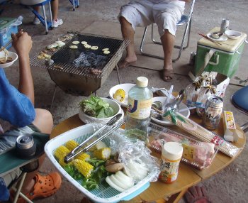 すっかり食べたあと・・。