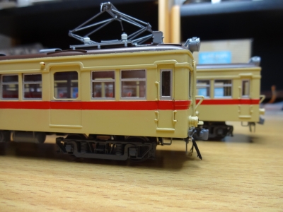 谷川製作所 名鉄3800系高運転台、車体バラキット2両セット。床下