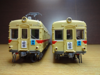 谷川製作所 名鉄3850旧形車体バラキット2両セット、台車、床下器具付き