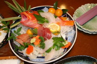 下田の宿の食事