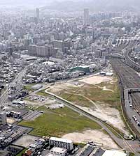 新球場建設地(貨物ヤード跡地)