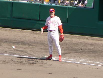 一塁手:佐々岡真司