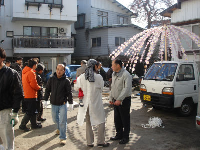 駐車場の様子