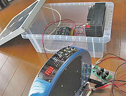 ソーラー発電でフェルナンデスZO-3を鳴らすことが出来ました