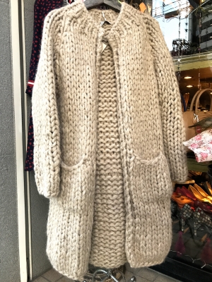 ITALY手編みニットコート | no-na shop blog ITALY手編みニットコート | no-na shop blog