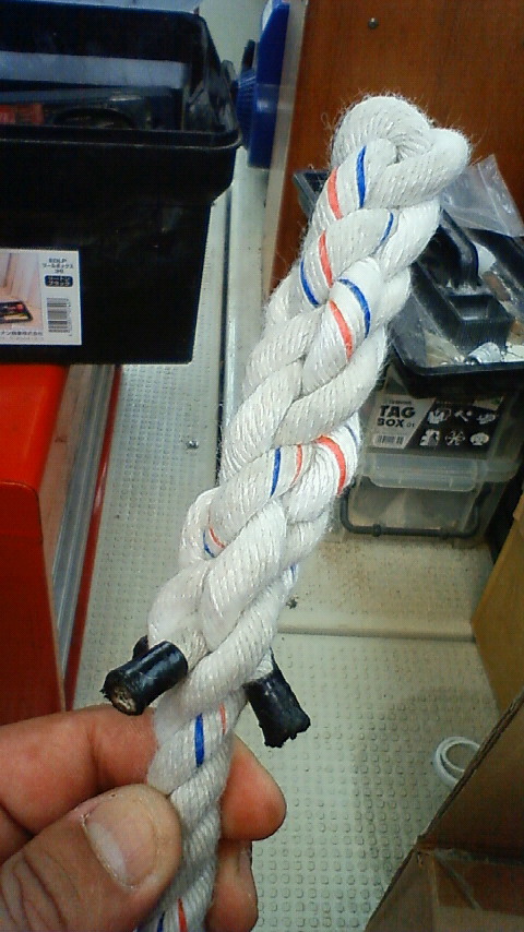 編み 方 の ロープ ロープ編み方【アイスプライス】輪を作る方法