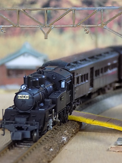 [定休日以外毎日出荷中] 卓上鉄道ジオラマC12と客車、貨物列車】 NO.6 第6弾！ 鉄道模型