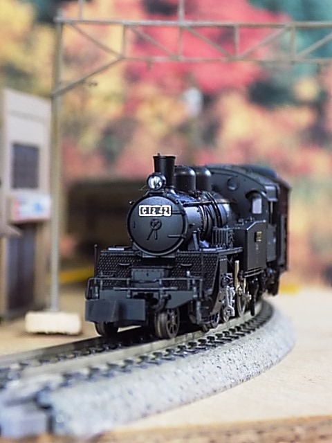 【送料込】 卓上鉄道ジオラマC12と客車、貨物列車】 第6弾！ NO.6 鉄道模型