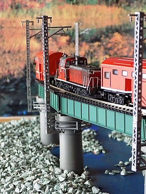 DD16＋DD54＋DE15改 塗替え品 ラッセル車