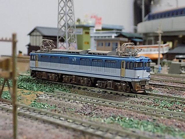 KATO Nゲージ EF64 0 JR貨物色 3043 鉄道模型 電気機関車 が停車場に | 湘南急行鉄道物語