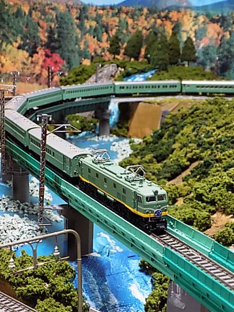 緑の疾風・青大将マイクロエースEF58－57・44系客車 特急