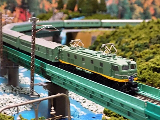 緑の疾風・青大将マイクロエースEF58－57・44系客車 特急