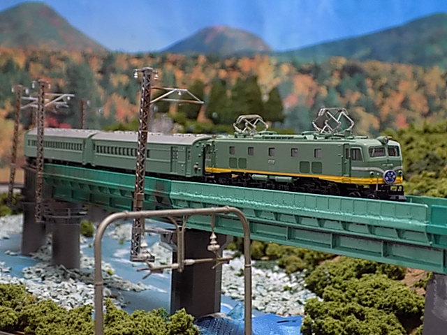 緑の疾風・青大将マイクロエースEF58－57・44系客車 特急