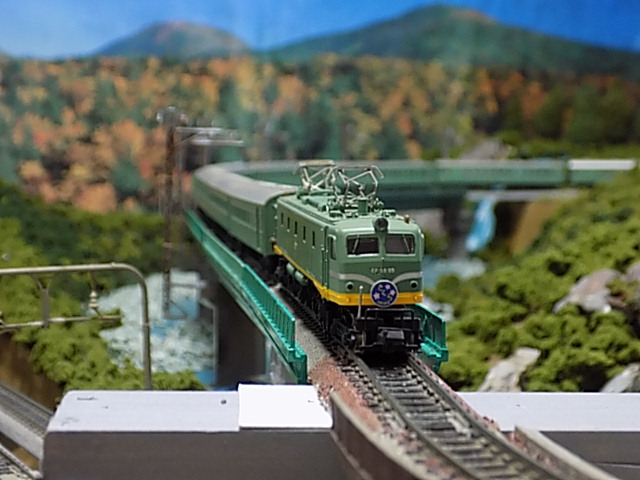 緑の疾風・青大将マイクロエースEF58－57・44系客車 特急