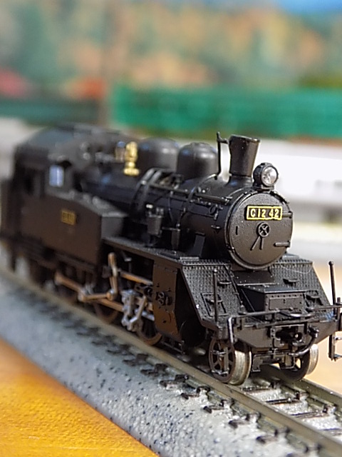 大井川鐵道KATO Nゲージ C12 2022-1 鉄道模型 蒸気機関車 を流し