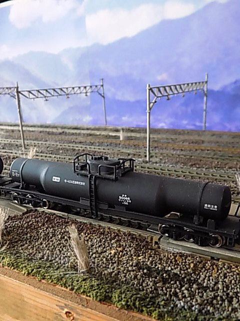 国鉄タキ50000形貨車三軸ボギーほかとEF6463 | 湘南急行鉄道物語
