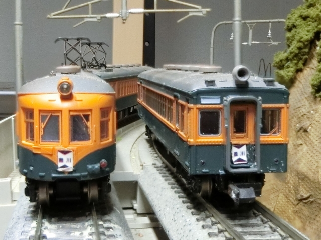 精密加工オリジナル特製品 クモハ52002/クハ47102湘南色2輌セット 精密加工オリジナル特製品 クモハ52002/クハ47102湘南色2輌