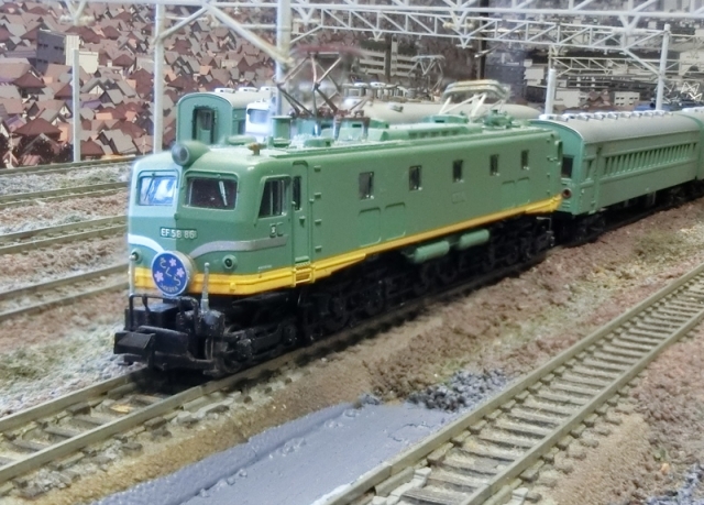 マイクロエースEF58-57・44系客車 特急「さくら」 基本7両