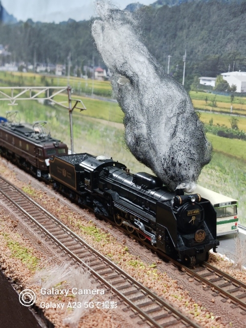 オリエントエクスプレス'88 D51 498号機と EF58 61重連で牽引 オリエントエクスプレス'88 D51 498号機と EF58 61重連で牽引