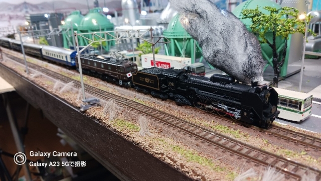 オリエントエクスプレス'88 D51 498号機と EF58 61重連で牽引