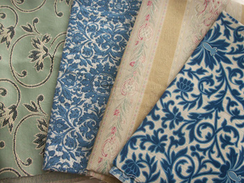 シルクの生地brocade(金襴)