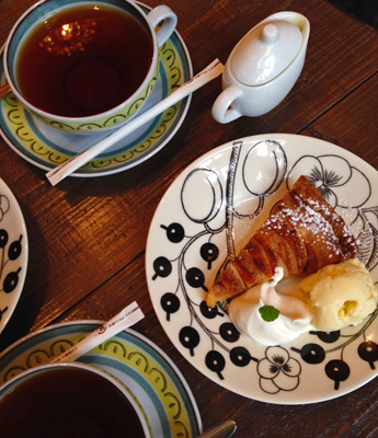 お茶とケーキ