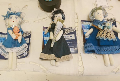 青とガラス展 misaeohsawaさんのお人形