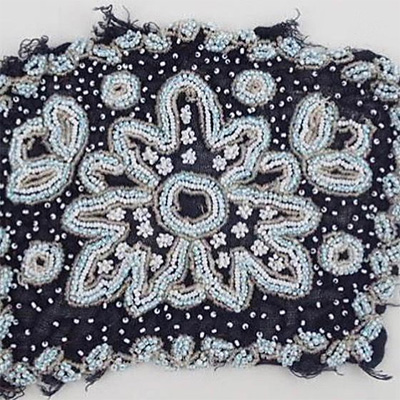 1920’sシードビーズの刺繍パネル