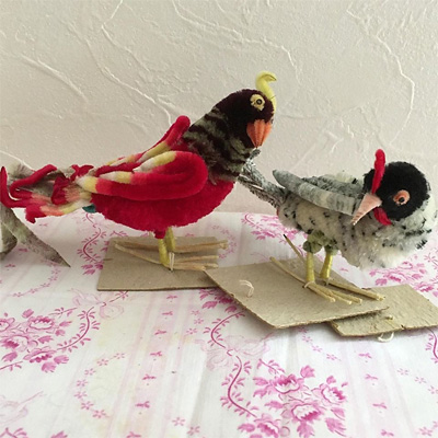 50’sのモールの鳥2羽