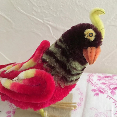 50’sのモールの鳥(赤)