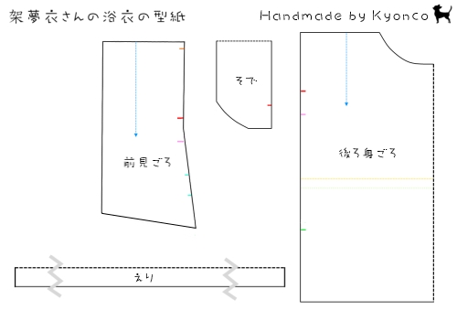 ハンドメイド チワワ用浴衣のメイキング講座 為になるような そうでもないような チワチワぶろぐ