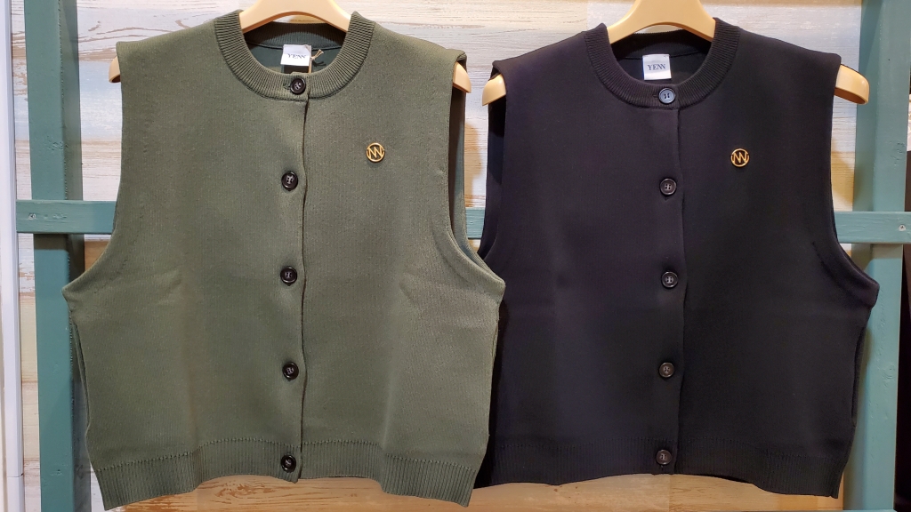トップス YENN DOUBLE FACE KNIT VEST YENN】DOUBLE FACE KNIT VEST_240418002550 | EGAM