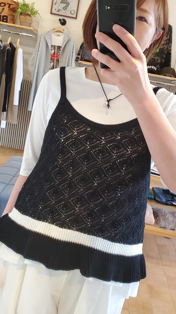 CYAN TOKYO〉ラインピーコックニットキャミ☆ | s.cute 青森店