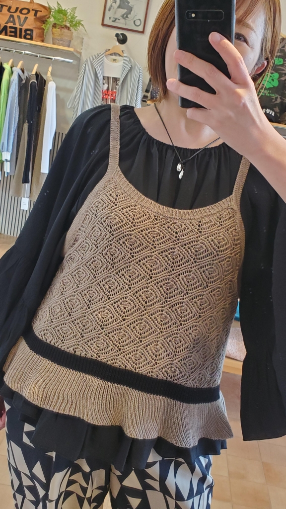 CYAN TOKYO〉ラインピーコックニットキャミ☆ | s.cute 青森店