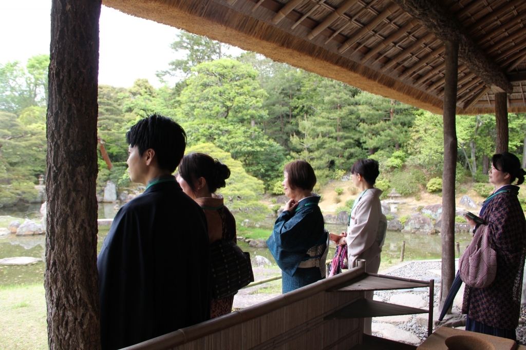 花十色きものdeおでかけ「桂離宮&茶寮八翠」