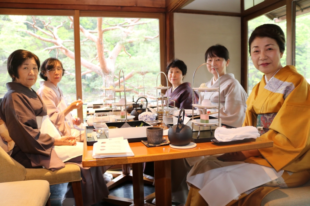 花十色きものdeおでかけ「桂離宮&茶寮八翠」