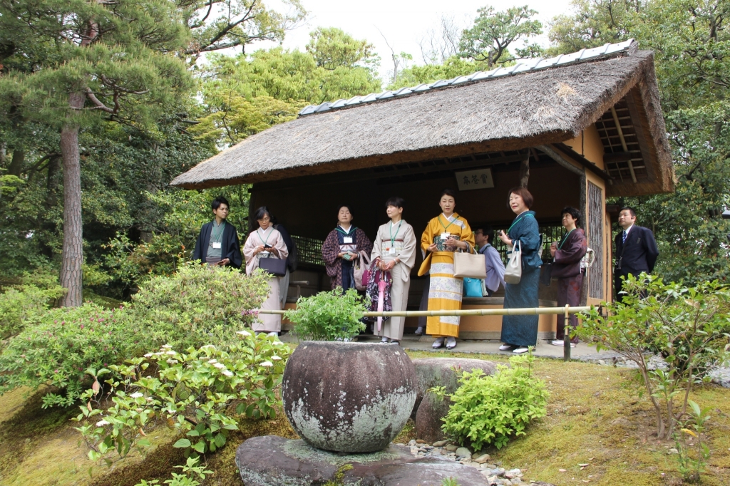花十色きものdeおでかけ「桂離宮&茶寮八翠」