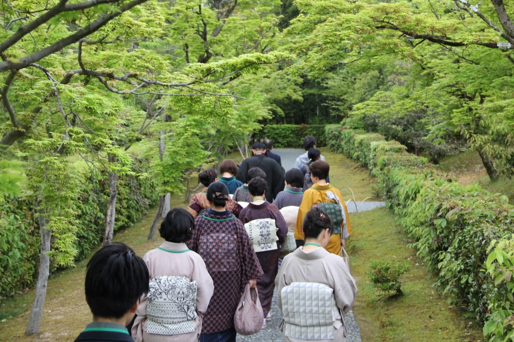 花十色きものdeおでかけ「桂離宮&茶寮八翠」