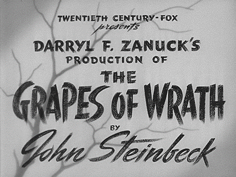 映画の小部屋『怒りの葡萄 The Grapes of Wrath』1940年 | 九螺