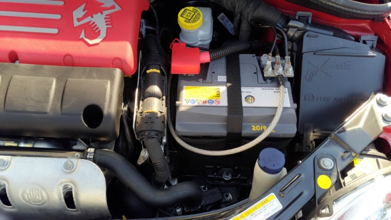 アーシング3本セット アバルトなどに クリップ式 アーシング3本