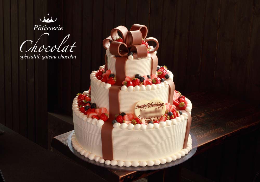 Wedding Cakes Photo Blog Patisserie Chocolat パティスリー ショコラ 自家焙煎珈琲 響香 ウェディングケーキ