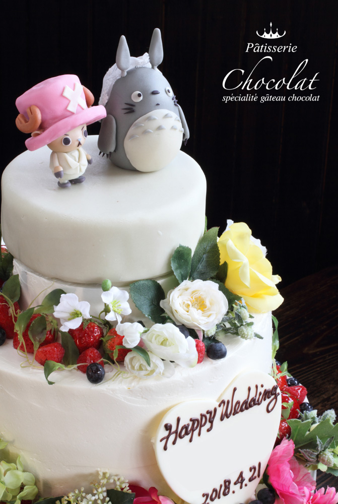 Wedding Cakes Photo Blog Patisserie Chocolat パティスリー ショコラ 自家焙煎珈琲 響香 ウェディングケーキ