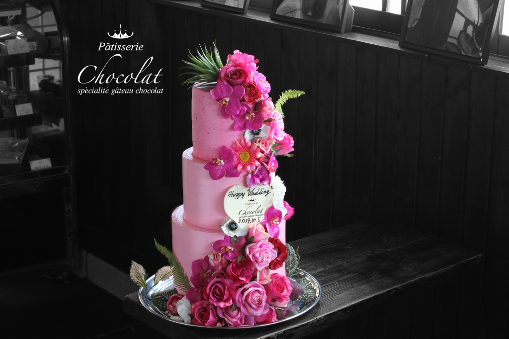 Wedding Cakes Photo Blog Patisserie Chocolat パティスリー ショコラ 自家焙煎珈琲 響香 ウェディングケーキ