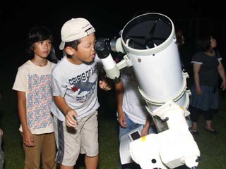 宇宙センターでの観察会